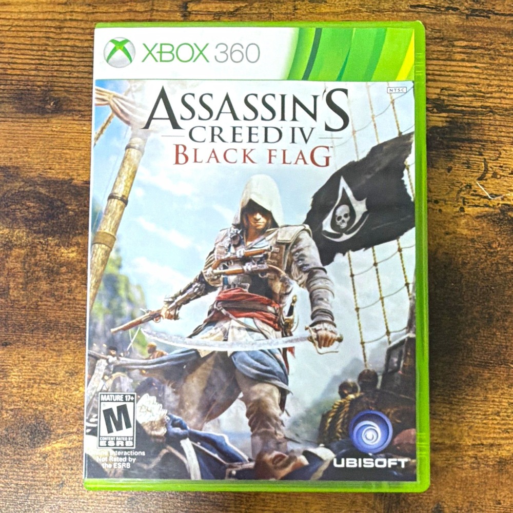 Ubisoft Assassin's Creed IV Black Flag CIB Xbox 360 NTSC 2013 M Multiplayer
